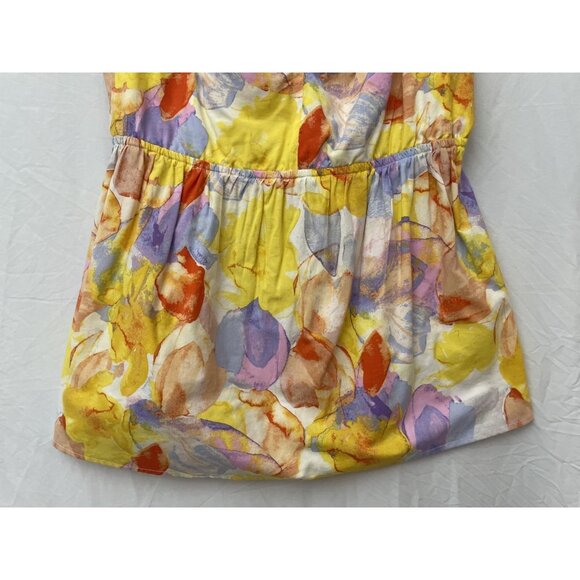 Ingrid & Isabel Women's Size Large Maternity Watercolor Floral Print Tank Top - Picture 3 of 13
